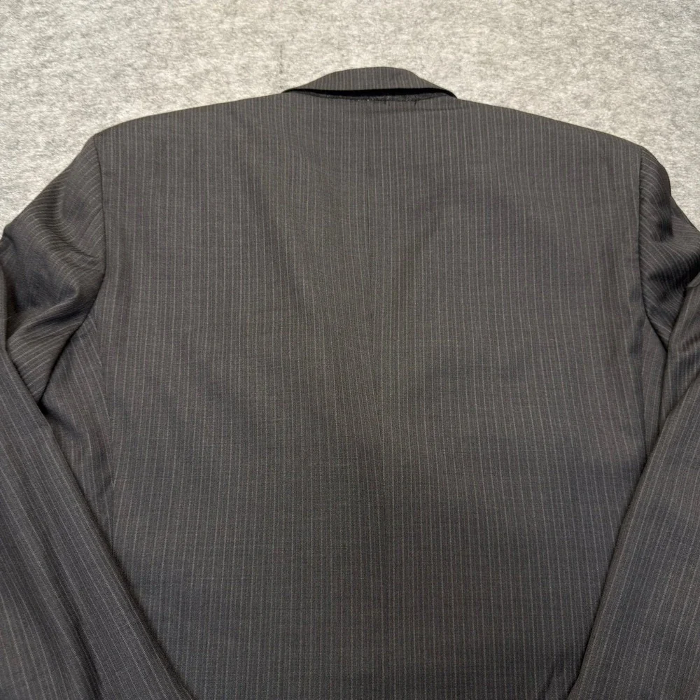 Brooks Brothers 1818 Madison Saxxon42L Gray Pinstripe Wool Blazer USA